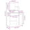 VidaXL (Concrete grey) vidaXL Dressing Table Makeup Table Vanity Desk Cosmetic Table with Mirror 4