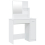 VidaXL (High gloss white) vidaXL Dressing Table Makeup Table Vanity Desk Cosmetic Table with Mirror 4