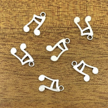 20pcs charm music symbol alloy pendant 16*11mm vintage Tibetan silver DIY production pendant, pendant alloy.