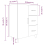 VidaXL (grey sonoma) vidaXL Sideboard White Engineered Wood Cupboard Storage Cabinet Multi Colours 11
