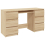 VidaXL vidaXL Writing Desk Sonoma Oak Engineered Wood Study Table Laptop Workstation 8