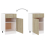 VidaXL vidaXL Kitchen Cabinet Sonoma Oak Engineered Wood Kitchen Storage Organiser 8