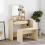 VidaXL (Sonoma oak) vidaXL Dressing Table Makeup Table Vanity Desk Cosmetic Table with Mirror 4