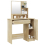 VidaXL (Sonoma oak) vidaXL Dressing Table Makeup Table Vanity Desk Cosmetic Table with Mirror 6