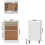 VidaXL vidaXL Kitchen Cabinet Sonoma Oak Engineered Wood Kitchen Storage Organiser 6