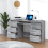 VidaXL (grey sonoma) vidaXL Writing Desk Computer Table Workstation Working Desk Engineered Wood 9