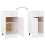 VidaXL vidaXL Kitchen Cabinet White Engineered Wood Kitchen Storage Shelf Organiser 8