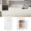VidaXL vidaXL Kitchen Cabinet White Engineered Wood Kitchen Storage Shelf Organiser 4
