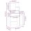 VidaXL (White) vidaXL Dressing Table Makeup Table Vanity Desk Cosmetic Table with Mirror 5
