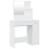VidaXL (White) vidaXL Dressing Table Makeup Table Vanity Desk Cosmetic Table with Mirror 3