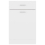 VidaXL vidaXL Kitchen Cabinet White Engineered Wood Kitchen Storage Shelf Organiser 9