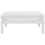 VidaXL vidaXL Solid Pinewood Garden Lounge Set 3 Piece White Outdoor Sofa Seating 8