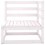 VidaXL vidaXL Garden Corner Sofa Outdoor Sofa Sectional Sofa White Solid Wood Pine 3