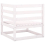 VidaXL vidaXL Garden Corner Sofa Outdoor Sofa Sectional Sofa White Solid Wood Pine 4