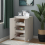 VidaXL (white) vidaXL Solid Pinewood Sideboard Highboard Book Side Cabinet Multi Colours 4