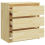 VidaXL vidaXL Solid Pinewood Bedside Cabinet Nightstand End Couch Drawer Cabinet 7