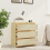 VidaXL vidaXL Solid Pinewood Bedside Cabinet Nightstand End Couch Drawer Cabinet 8