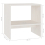 VidaXL vidaXL Solid Pinewood Bedside Cabinet White Bedroom Nightstand Bed Cabinet 6