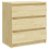 VidaXL vidaXL Solid Pinewood Bedside Cabinet Nightstand End Couch Drawer Cabinet 3