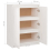 VidaXL (white) vidaXL Solid Pinewood Sideboard Highboard Book Side Cabinet Multi Colours 10