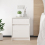 VidaXL (white, 1) vidaXL 1/2x Solid Pinewood Bedside Cabinet Wooden Bedside Table Multi Colours 4