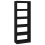 VidaXL vidaXL Solid Wood Pine Book Cabinet/Room Divider Black Home Organiser Shelf 3