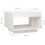 VidaXL vidaXL Solid Pinewood Coffee Table White Living Room Couch Side End Tea Table 8