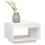 VidaXL vidaXL Solid Pinewood Coffee Table White Living Room Couch Side End Tea Table 4