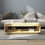 VidaXL vidaXL Solid Pinewood Coffee Table Home Living Room Couch Side End Tea Table 4