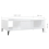 VidaXL vidaXL Coffee Table High Gloss White Engineered Wood Couch End Indoor Table 6