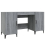 VidaXL (Grey sonoma) vidaXL Desk Engineered Wood Office Computer Study Writing Desk Multi Colours 4
