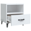 VidaXL (high gloss white, 2) vidaXL 1/2x Bedside Cabinet Engineered Wood End Table Nightstand Multi Colours 8