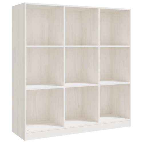 VidaXL (white) vidaXL Solid Pinewood Book Cabinet/Room Divider Room Partition Multi Colours 2