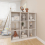 VidaXL (white) vidaXL Solid Pinewood Book Cabinet/Room Divider Room Partition Multi Colours 4