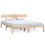 VidaXL (brown, 150 x 200 cm) vidaXL Solid Wood Pine Bed Frame Wooden Platform Bedstead Multi Colours/Sizes 3