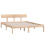VidaXL (brown, 160 x 200 cm) vidaXL Solid Wood Pine Bed Frame Wooden Platform Bedstead Multi Colours/Sizes 4