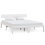 VidaXL (white, 140 x 190 cm) vidaXL Solid Wood Pine Bed Frame Wooden Platform Bedstead Multi Colours/Sizes 3