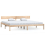 VidaXL (brown, 200 x 200 cm) vidaXL Solid Wood Pine Bed Frame Wooden Platform Bedstead Multi Colours/Sizes 3