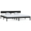 VidaXL (black, 180 x 200 cm) vidaXL Solid Wood Pine Bed Frame Wooden Platform Bedstead Multi Colours/Sizes 3