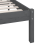 VidaXL (grey, 120 x 190 cm) vidaXL Solid Wood Pine Bed Frame Wooden Platform Bedstead Multi Colours/Sizes 8