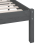 VidaXL (grey, 150 x 200 cm) vidaXL Solid Wood Pine Bed Frame Wooden Platform Bedstead Multi Colours/Sizes 8