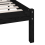 VidaXL (black, 160 x 200 cm) vidaXL Solid Wood Pine Bed Frame Wooden Platform Bedstead Multi Colours/Sizes 8