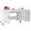 VidaXL (White) vidaXL Desk Engineered Wood Office Computer Study Writing Desk Multi Colours 7