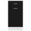 VidaXL vidaXL Kitchen Cabinet Black Engineered Wood Kitchen Storage Shelf Organiser 9