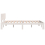 VidaXL (white, 4ft small double) vidaXL Bed Frame Bedroom Bed Base Bedstead Mattress Foundation Solid Wood 6