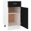 VidaXL vidaXL Kitchen Cabinet Black Engineered Wood Kitchen Storage Shelf Organiser 7