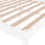 VidaXL (white, 120 x 190 cm) vidaXL Bed Frame Bedroom Bed Base Matress Foundation Bedstead Solid Wood Pine 6