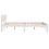 VidaXL (white, 5ft king size) vidaXL Bed Frame Bedroom Bed Base Bedstead Mattress Foundation Solid Wood 6