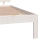 VidaXL (white, 5ft king size) vidaXL Bed Frame Bedroom Bed Base Bedstead Mattress Foundation Solid Wood 7