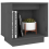 VidaXL (grey, 1) vidaXL 1/2x Solid Wood Pine Bedside Cabinet Storage Side Table Multi Colours 4